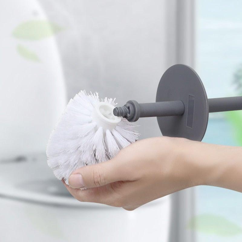Ceramic Toilet Brush Set