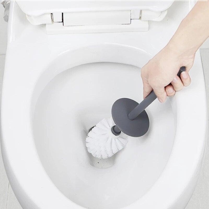 Ceramic Toilet Brush Set