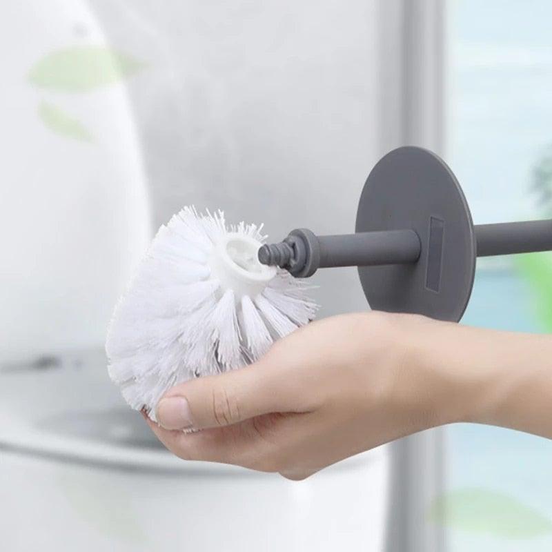 Ceramic Toilet Brush Set