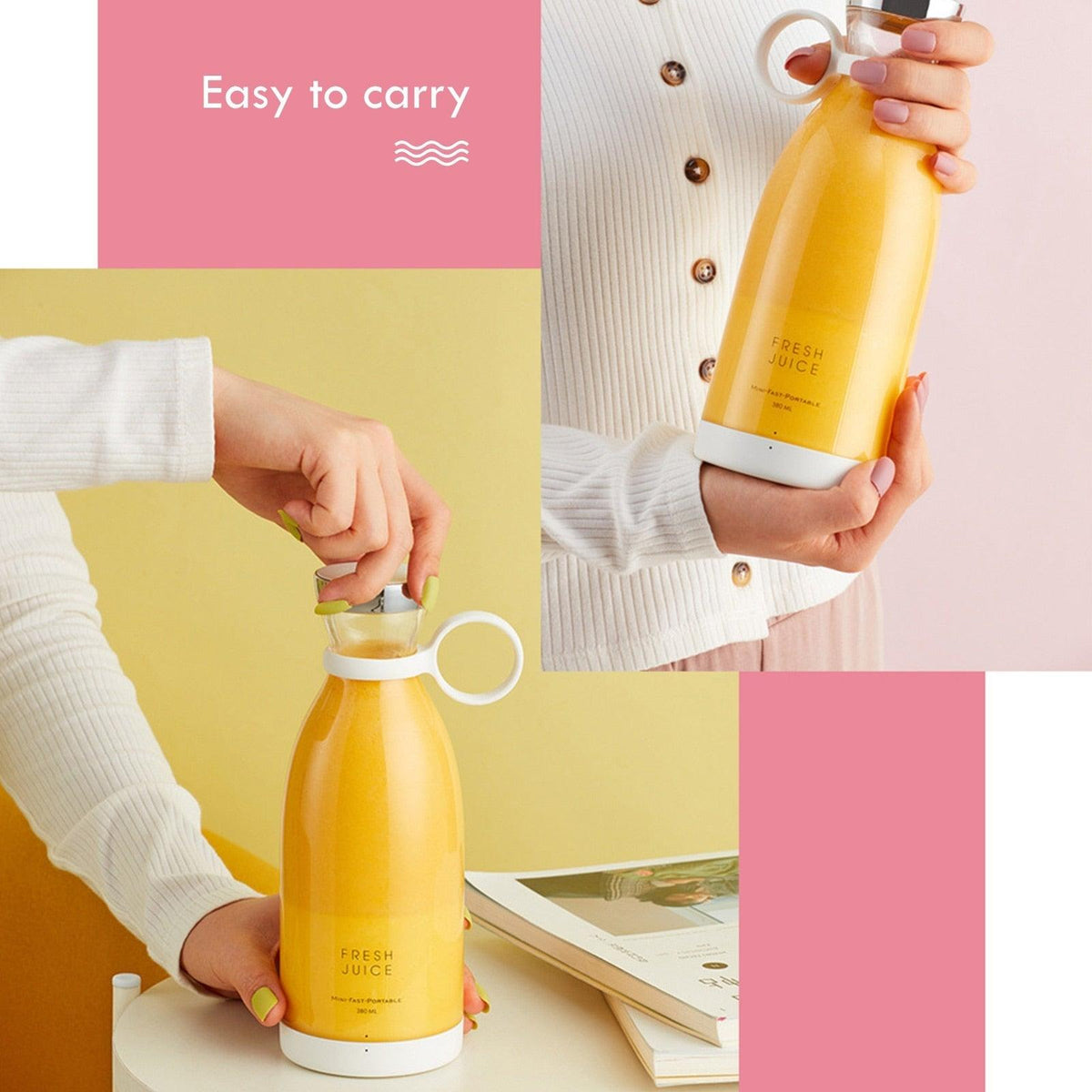 Portable Blender Juicer Bottle