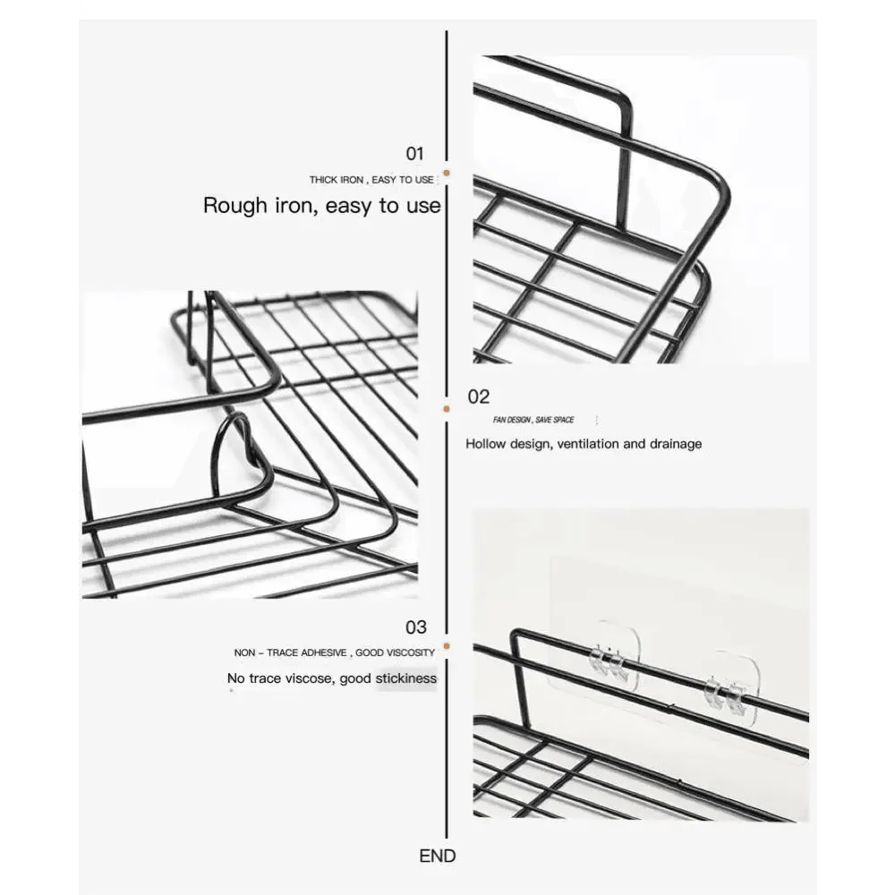 Premium Quality Bathroom  Shower Shelf Wrought Iron