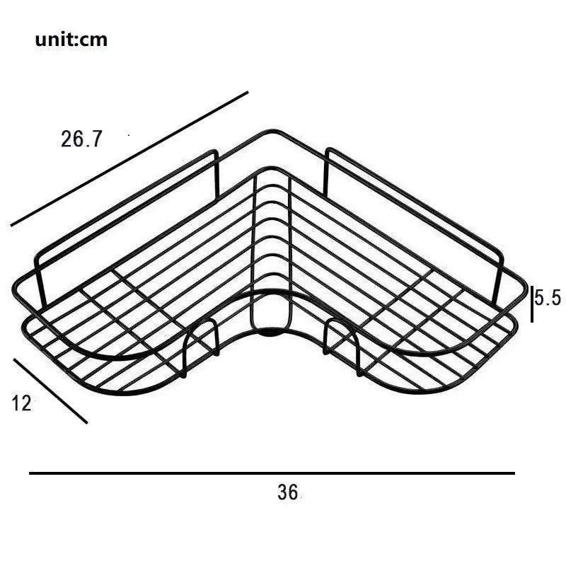 Premium Quality Bathroom  Shower Shelf Wrought Iron