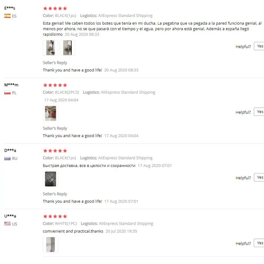 Premium Quality Bathroom  Shower Shelf Wrought Iron