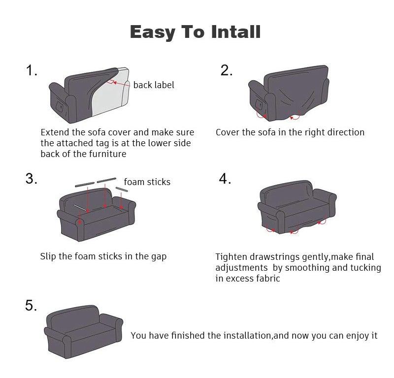 Elegant Elastic Sofa Covers