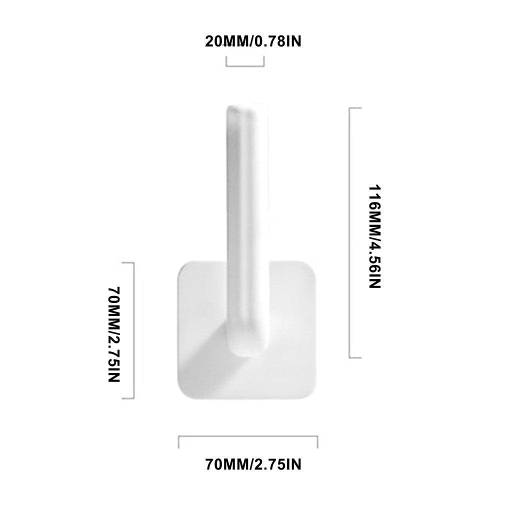 Toilet Paper Holder Hole-Free Wall-Mounted