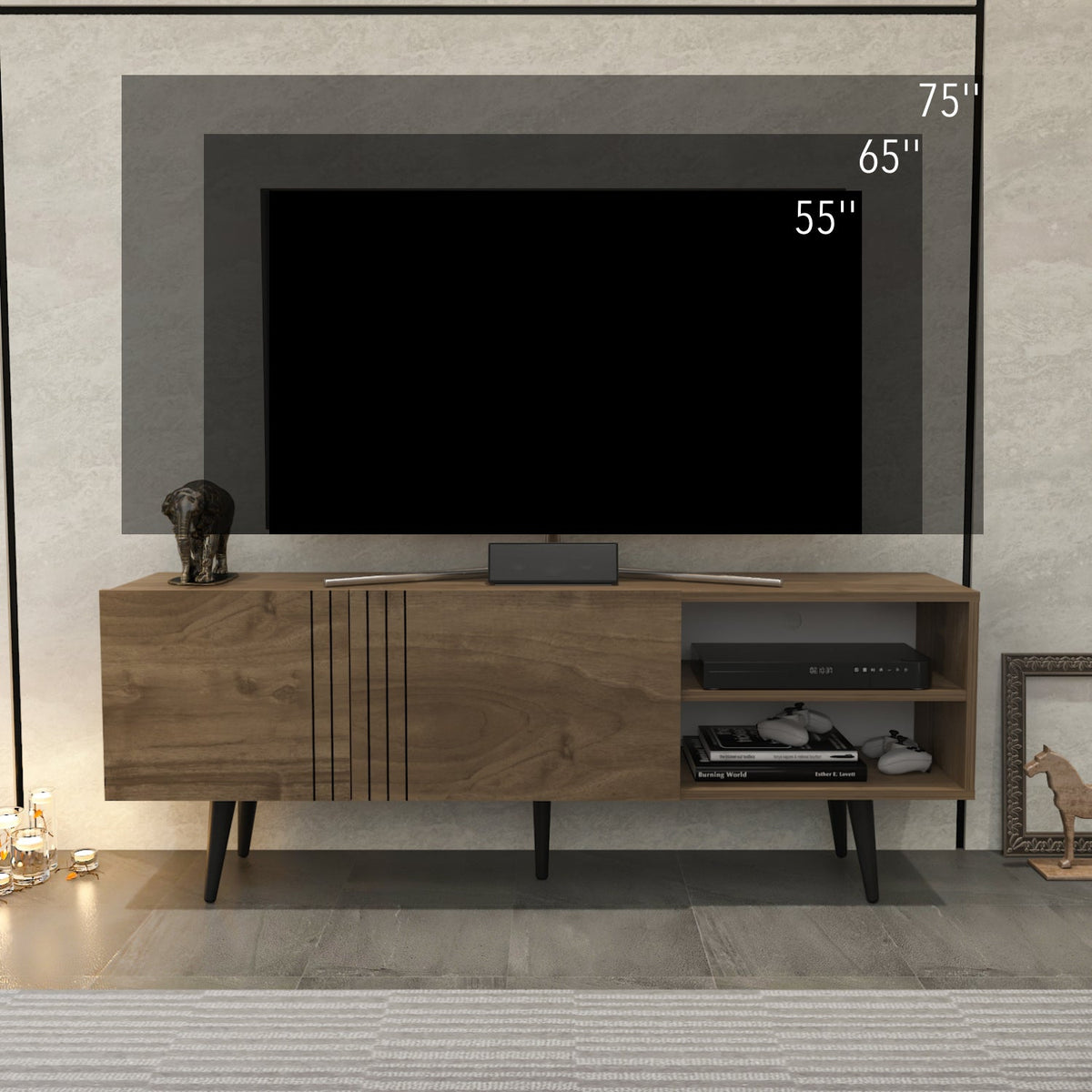 Modern Living Room Furniture Set – Coffee Table &amp; TV Stand
