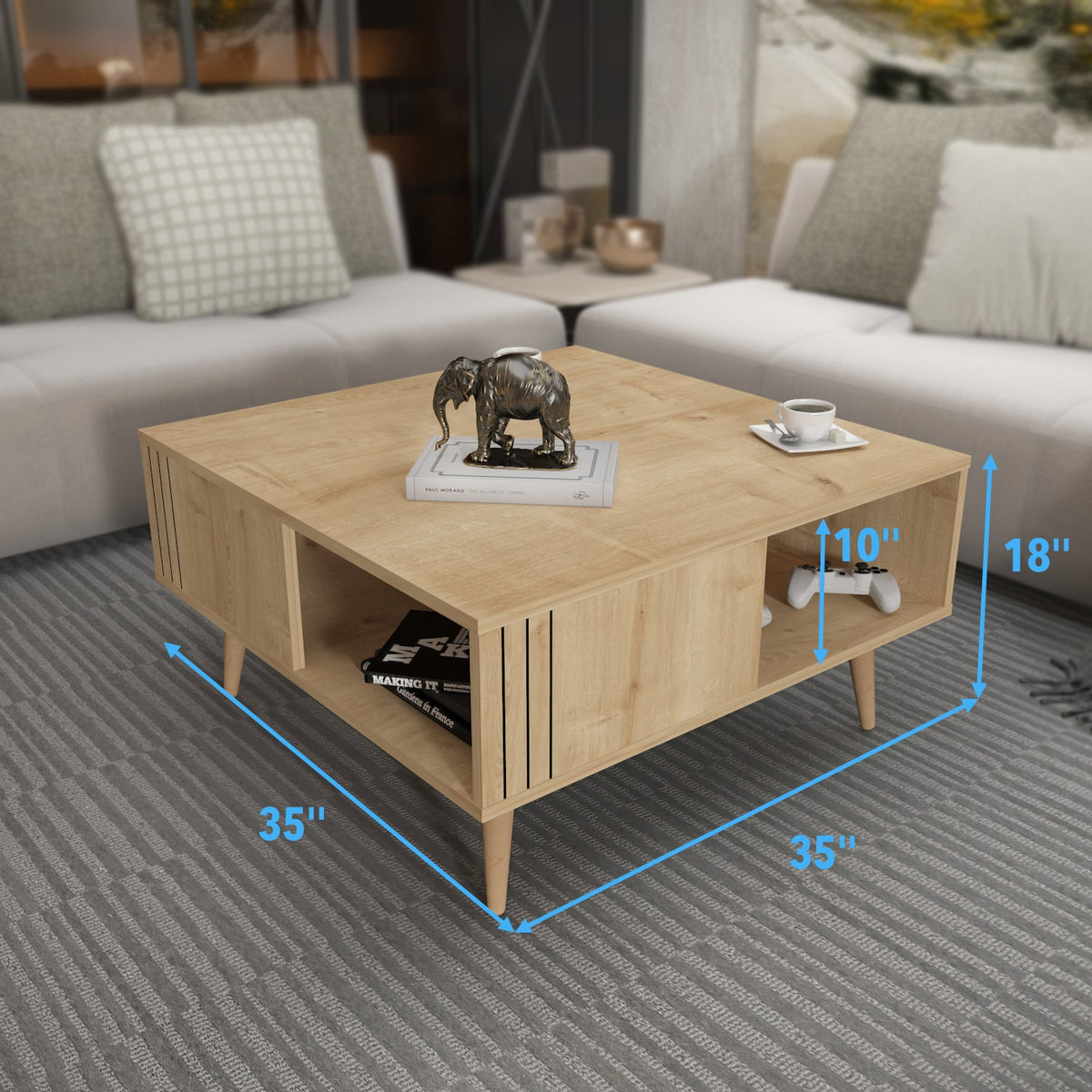 Modern Living Room Furniture Set – Coffee Table &amp; TV Stand
