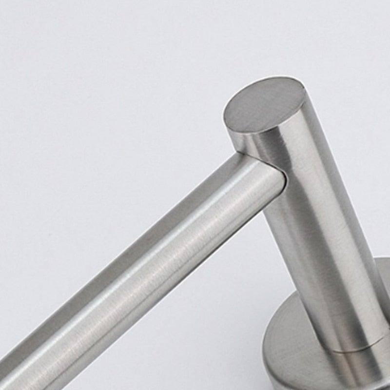 Steel Toilet Roll Paper Holder Organizers Bar Towel Ring Rail Rack