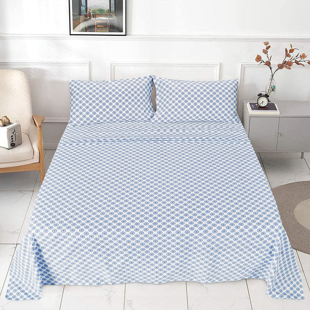 Sleepdown 100% Cotton Bed Sheet Set