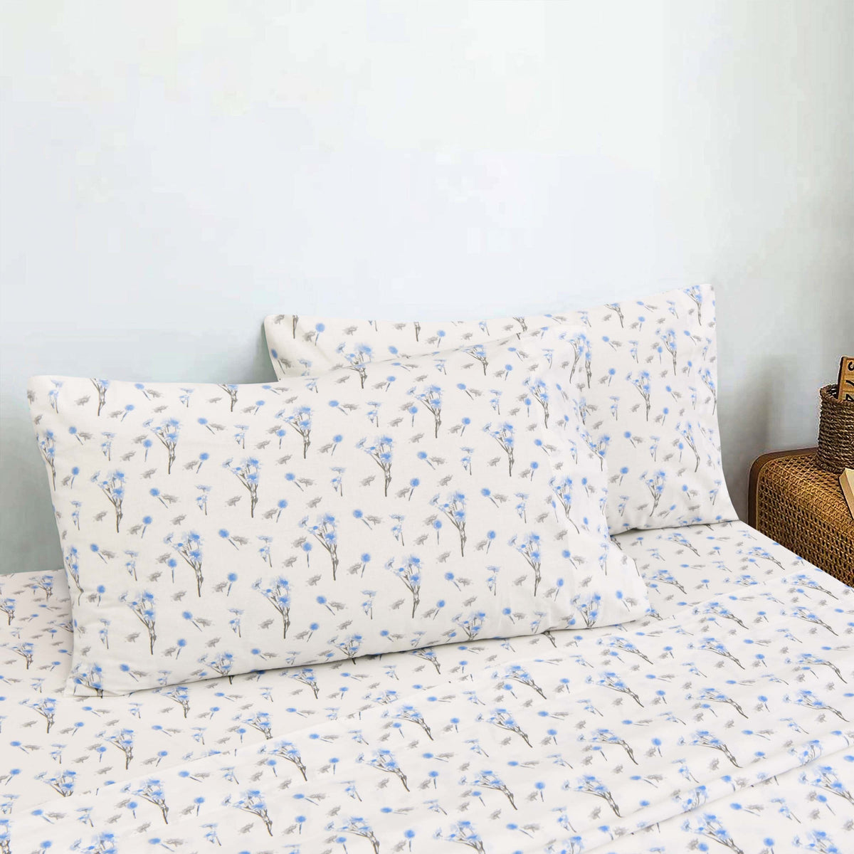 Sleepdown 100% Cotton Bed Sheet Set