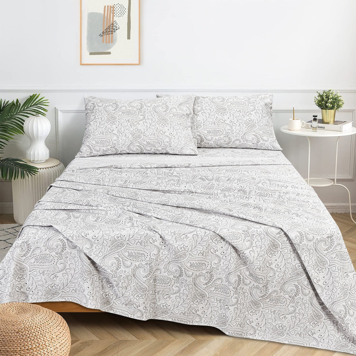 Sleepdown 100% Cotton Bed Sheet Set