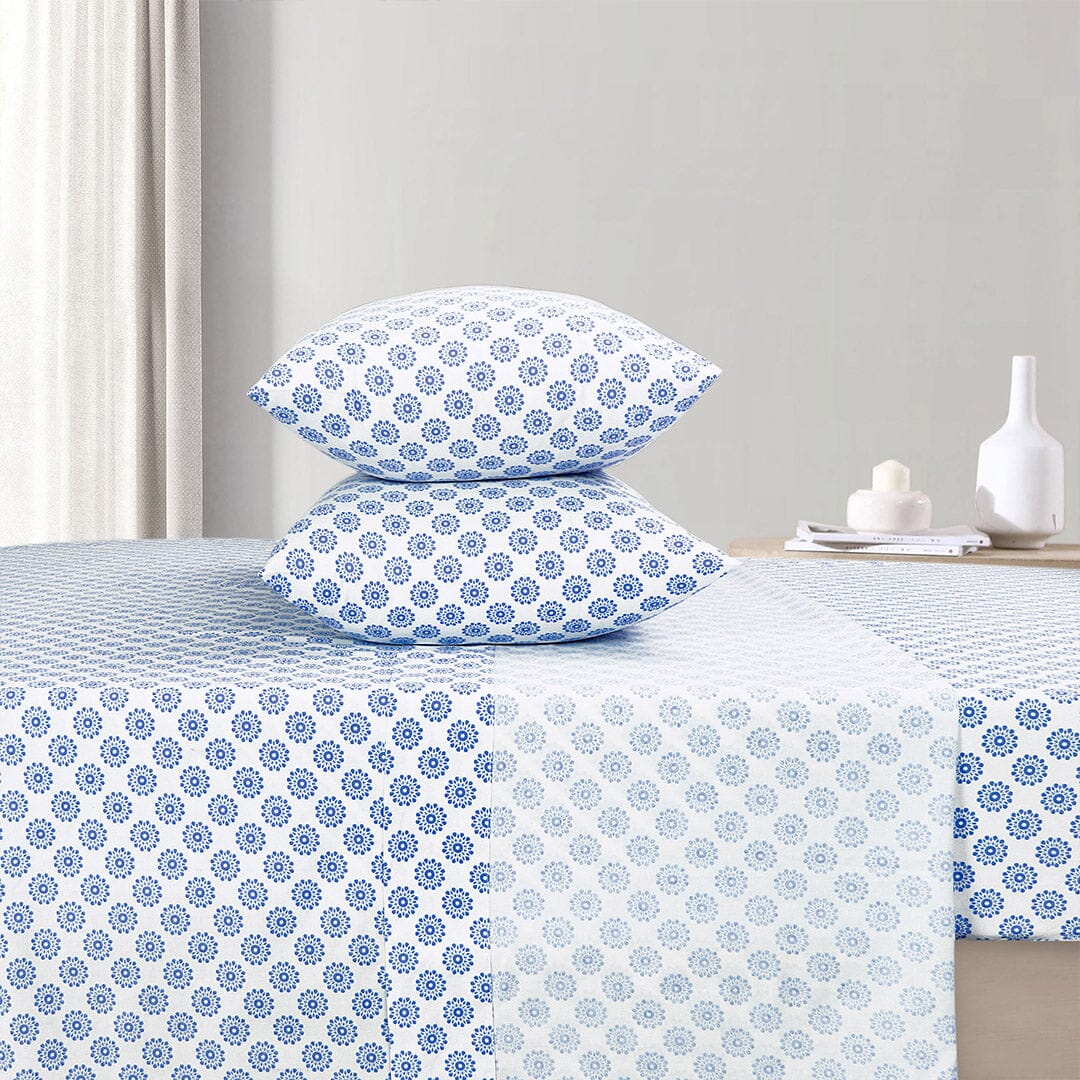 Sleepdown 100% Cotton Bed Sheet Set