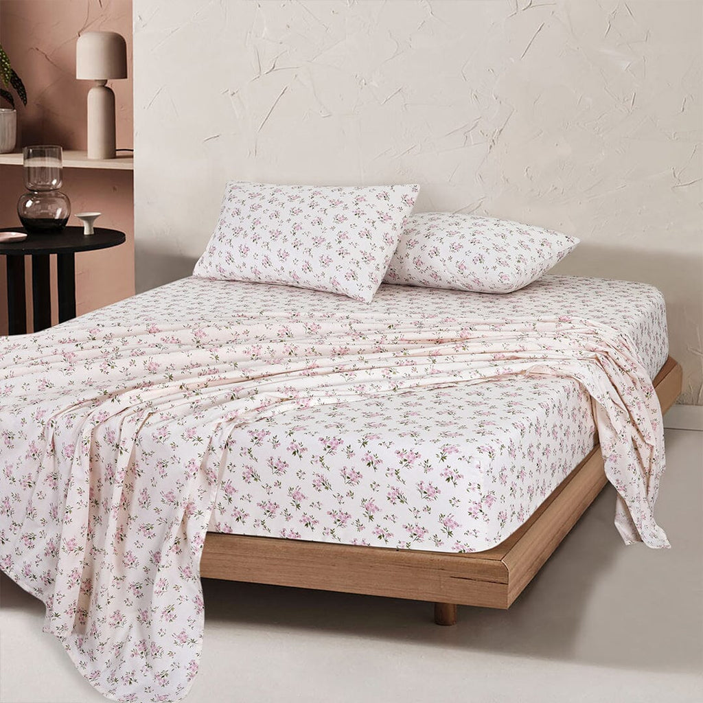 Sleepdown 100% Cotton Bed Sheet Set