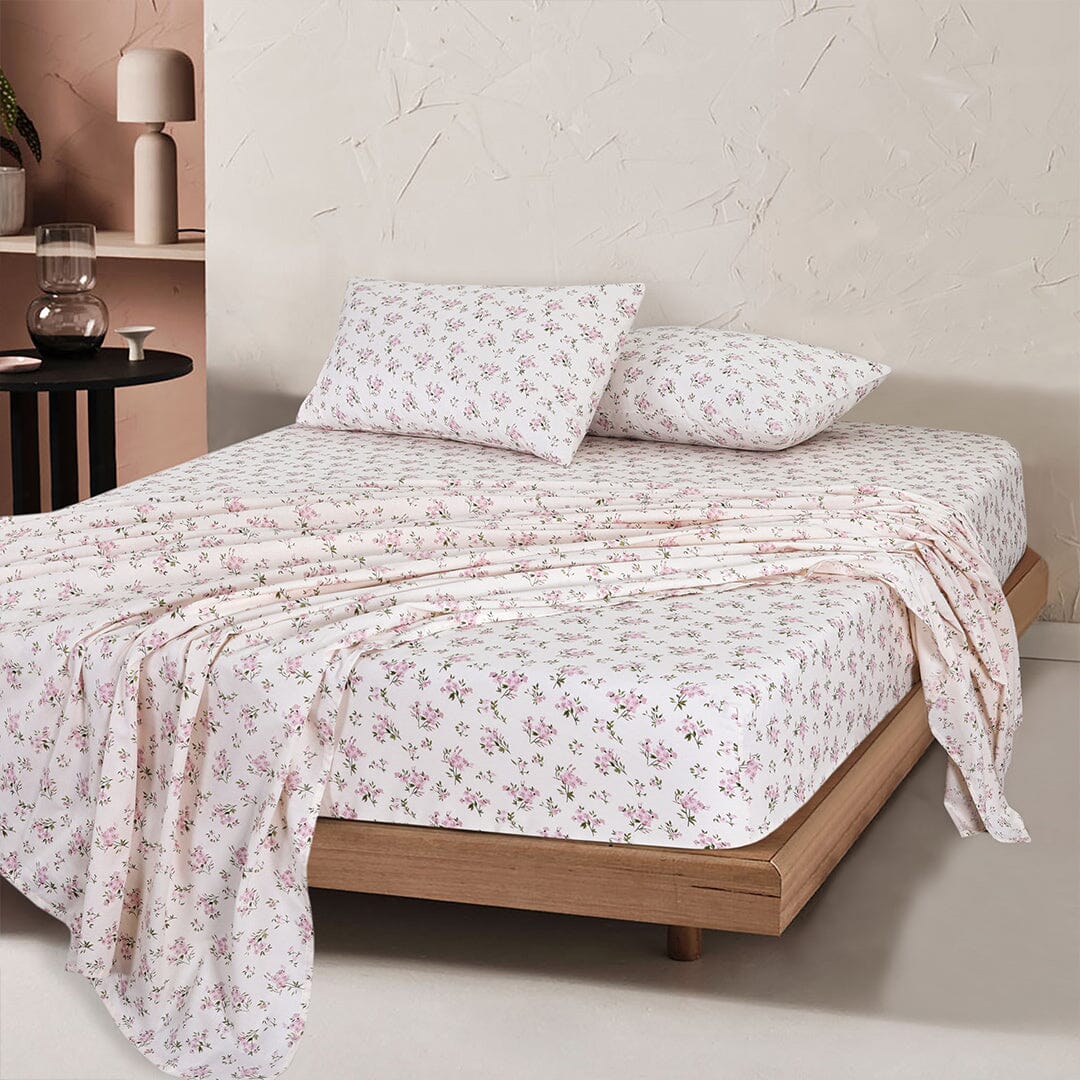 Sleepdown 100% Cotton Bed Sheet Set