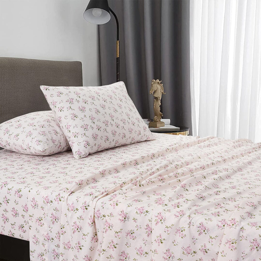 Sleepdown 100% Cotton Bed Sheet Set
