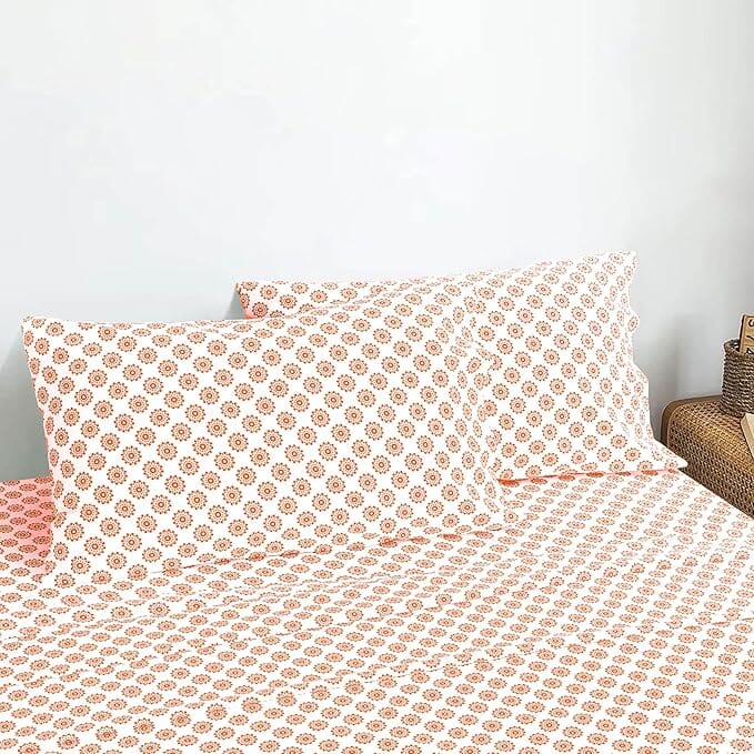Sleepdown 100% Cotton Bed Sheet Set