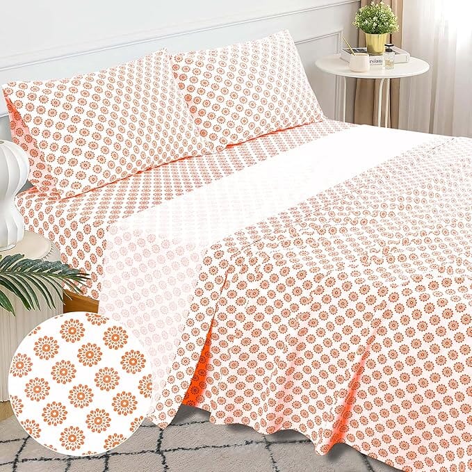 Sleepdown 100% Cotton Bed Sheet Set