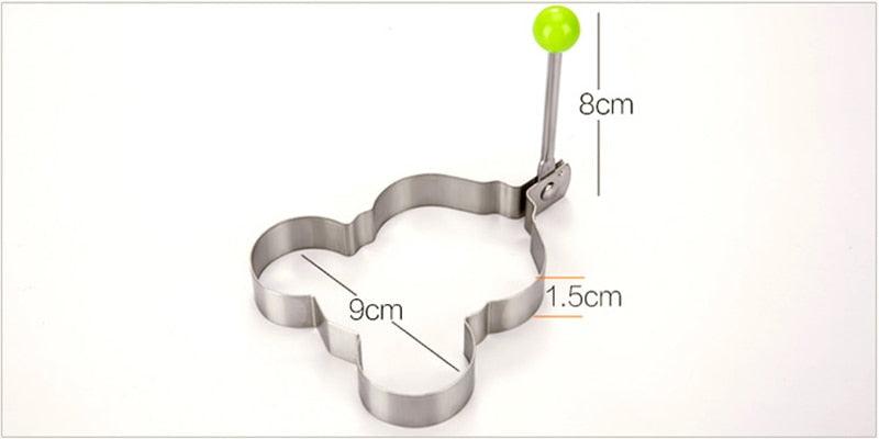 Stainless Steel 5 Style Fried Egg Pancake Shaper