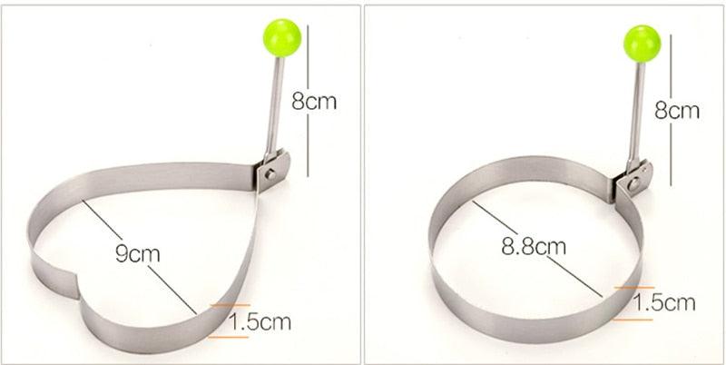 Stainless Steel 5 Style Fried Egg Pancake Shaper