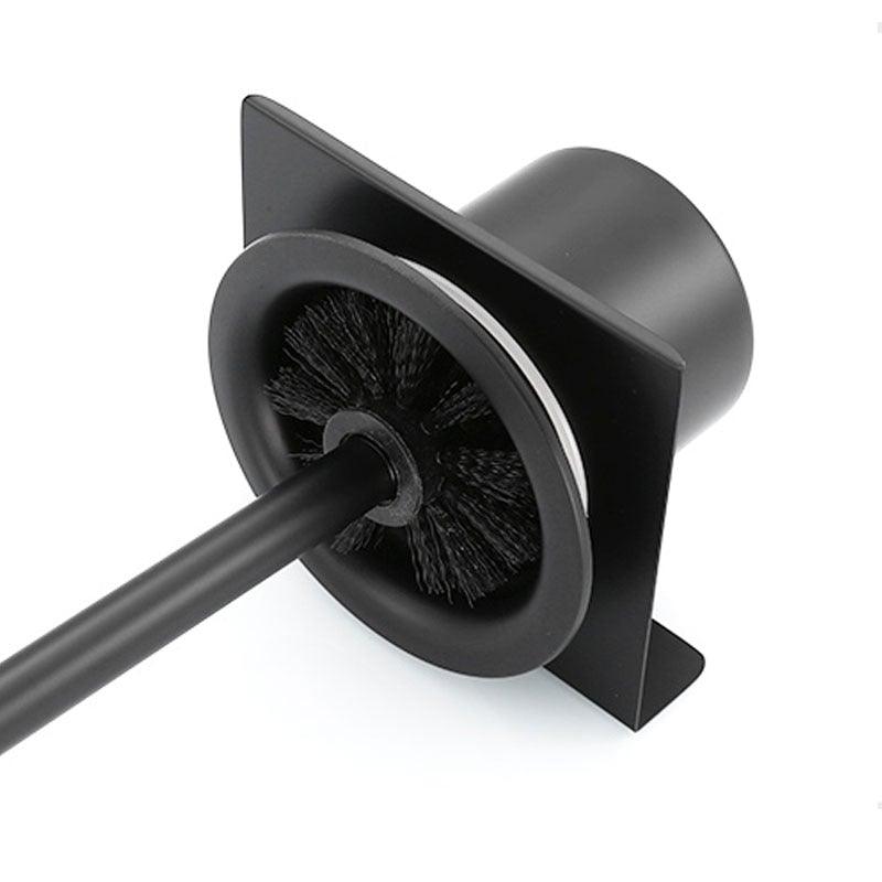 Stainless Steel Toilet Brush Holder Black