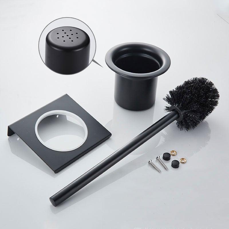 Stainless Steel Toilet Brush Holder Black