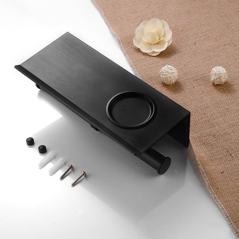 Aluminum Toilet Paper/Phone Holder