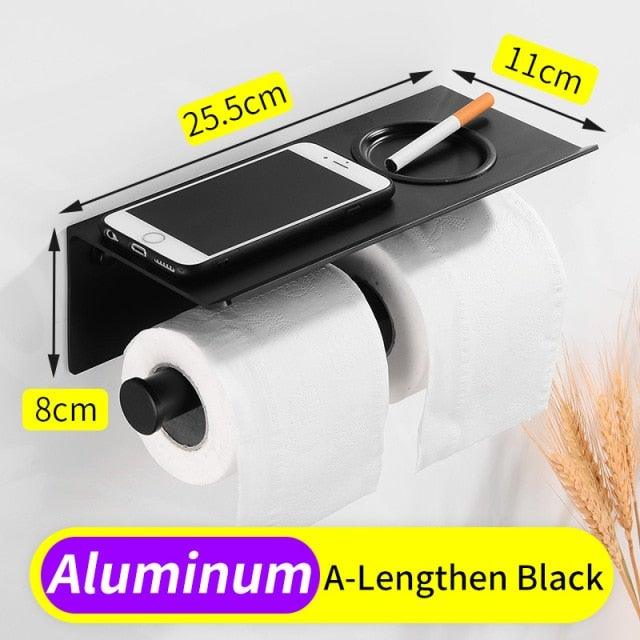 Aluminum Toilet Paper/Phone Holder