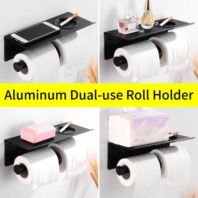 Aluminum Toilet Paper/Phone Holder