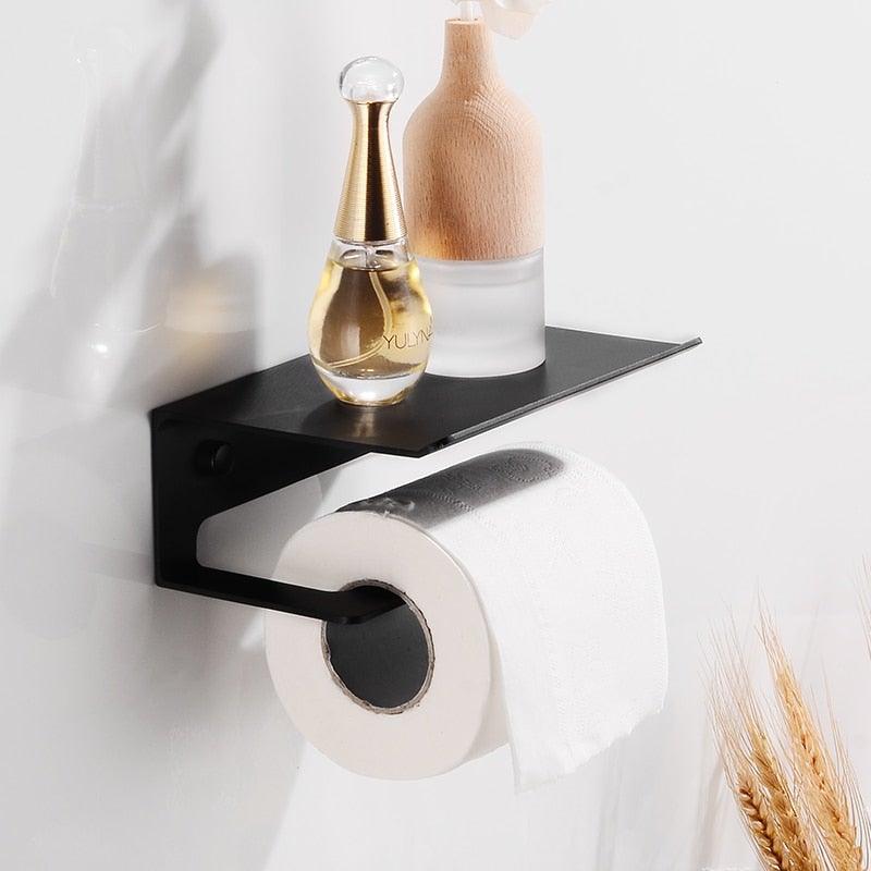 Aluminum Toilet Paper/Phone Holder
