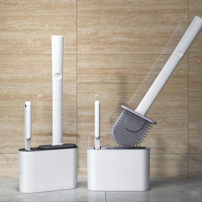 Wall Hanging Toilet Brush with Holder Set
